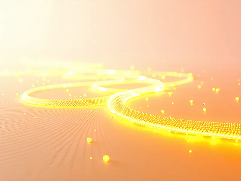 Abstract visualization of a personalized learning path being generated